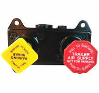 Hand Operated Dash Trailer Parking Brake Control Manifold Valve