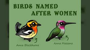 Female Pioneers in Science and the Birds Named for Them