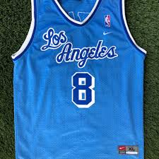 Nba los angeles lakers boys' anthony davis jersey. Nike Kobe Bryant Baby Blue Los Angeles Lakers Men S Depop
