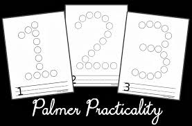 There are 8 shapes included (2 shapes per page). Palmer Practicality Do A Dot Printables Numbers Numbers Preschool Do A Dot Dot Marker