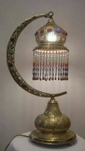 Crescent Moon Lamp Bohemian Lamp Lamp Moroccan Table Lamp