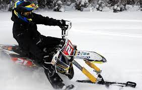 That's right, if you're not ready to put away your dirt bike you don't have to! The Latest Kits That Turn Your Dirt Bike Into A Snow Bike Riderswest