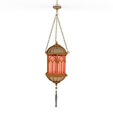 Download Lantern Overhead Chinese N290411 3d Model 3ds For Interior 3d Visualization Lamps All