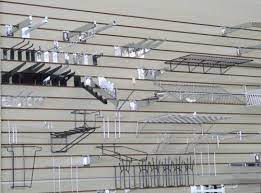 Slatwall Accessories Slat Wall Display Modern Store Shop Fittings