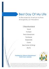 Download Best Day Of My Life 7 Piece Horn Chart Sheet