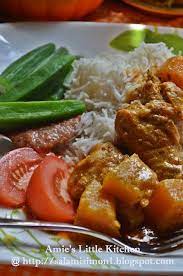 Amies Little Kitchen Ayam Masak Kari Dengan Labu Manis Sambal Belacan Ulam Resep Masakan Asia Resep Masakan Malaysia Makanan Dan Minuman
