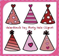 Fall In Love With These Fun Valentine 39 S Day Inspired Party Hats This Is A 6 Piece Set In Color Onl Valentines Day Clipart Valentine Doodle Free Valentine