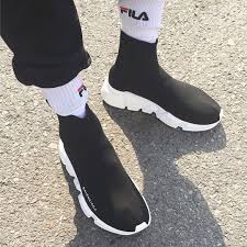 Balenciaga Socks Black And Yellow Daily Fashion Pics Osennie Obrazy Krossovki Obuv