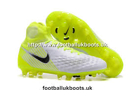 Coolest Nike Magista Obra Ii Fg Football Boots White Black Volt Chuteiras