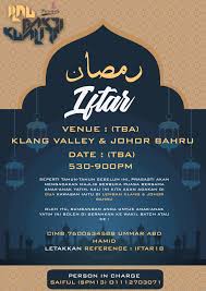 Hari khamis yg bersamaan 26/8/10 pengakap 87 gombak mengadakan majlis berbuka puasa di rumpun selera.x ramai yg dtg tpi meriah sangat. Poster Berbuka Puasa Sketsa