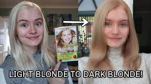 This can prove to be a challenge since if you don't know the natural color, how can you change to another? Dyeing My Hair Light Blonde To Dark Blonde Garnier 7 3 Dark Golden Blonde Youtube