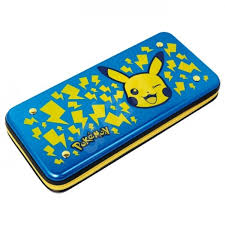 Blue and red deluxe storage case for nintendo switch. Hori Alumi Case Pikachu Blue Nintendo Switch Case Alzashop Com
