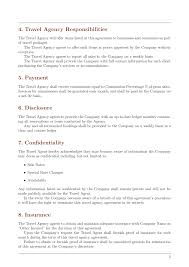 Customize your own marketing materials with the help of our insurance. Travel Agency Agreement Template Template Agreements