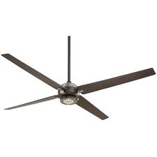 Lucci air akmani 3 blade 60 inch dc fan in oil rubbed bronze with wooden koa blades, complete with 6 speed remote control. 60 Inch Minka Aire Spectre Oil Rubbed Bronze Brushed Nickel Led Ceiling Fan With Light F726 Orb Bn Destination Lighting