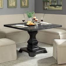 Living room tables modern coffee table with shelf storage, high gloss tea table living room square side tables for conversation leisure occasions, metal, black & transparent. Nerissa Square Dining Table Antique Black By Furniture Of America Furniturepick