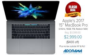 Find great deals on ebay for macbook pro 15 inch 2017. Lowest Prices Apple S Loaded 2017 15 Macbook Pro For 2 999 256gb 13 Macbook Pro On Sale For 1 269 Appleinsider