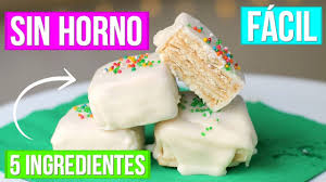 Postre Con 5 Ingredientes Sin Horno Y Muy Facil Rebeo Youtube