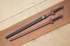 Twin Training Jian With Fitted Scabbards For Full Contact Martial Swordsmanship Sword Craft Woodworking Jobs Unique Items Products