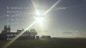 Ich soll wissen, worauf ich bei der katze besonders achten soll, wie ich sie füttern (mit dann vereinbaren wir einen termin, wann wir uns treffen können. Wann Treffen Wir Uns Wieder Youtube