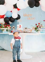 Cute Birthday Themes For 2 Year Old Boy Choo Choo This Train Birthday Party Is Two Cute Inspired By This Train Theme Birthday Party 2nd Birthday Boys Boy Birthday Party Themes