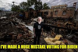 Biden Supports Blm Antifa Burning America Imgflip