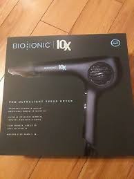 Bio Ionic 10x Ultralight Speed Dryer Black Details About Bio Ionic 10x Pro Ultralight Speed Blow Dryer Black 1800w Professional In 2020 Ionic Hair Dryer Hair Straighteners Flat Irons Flat Iron Hair Styles