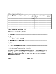 If selected , i assure you that i shall work with utmost devotion and sincerity. Biodata Format For Job Free Download