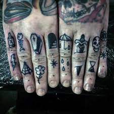 This wearer is sharing thier love of technology! Top 101 Best Knuckle Tattoos Ideas 2021 Inspiration Guide Small Hand Tattoos Hand Tattoos For Guys Hand And Finger Tattoos
