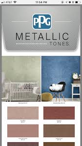 Ppg Metallic Tones Color Palette 1 4 In 2019 Decor Home