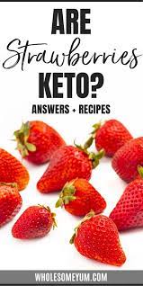 Carbs In Strawberries In 2021 Strawberry Recipes Keto Smoothie Recipes Rhubarb Recipes Crisp