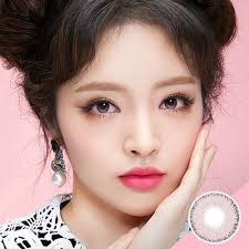 Lens Town A872 Pink Contact Lenses Cats Eye Soft Cosmetic Idol Lens Pitchy Contact Lenses Lenses Fashion Makeup