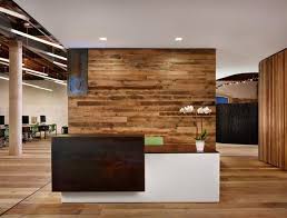 Peddle Com S New Office Digs 2modern Blog Office Reception Design Open Office Layout Modern Reception Desk Design