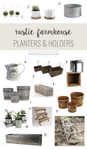 Luckily, we've broken it down to three distinct. Rustic Farmhouse Planters And Holders Wooden Planters Galvanized Planters Farmhouse Planters Farmhouse Outdoor Decor Rustic Planters