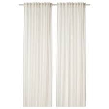 Ikea aina natural linen curtain panel 56x98. Dytag Curtains 1 Pair White 145x300 Cm Ikea