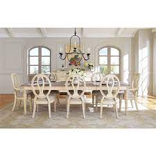 European Cottage Dining Table In Vintage White 007 21 36 Cottage Dining Rooms Dining Room Table Set Dining Room Sets