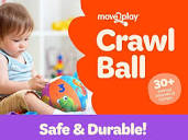 Amazon.com: Move2Play, Toddler & Baby Ball with Music and Sound ...