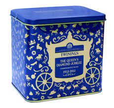 Blue Twinings Extra Special Limited Edition The Queens Diamond Jubilee Commemorative Blend 20 Enveloped Tea Bags In Collectors Tin Ro Tea Labels Tea Box Tea