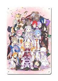 Amazon.com: Re:Life in a Different World from Zero Poster - Japan Manga  Poster Tin Poster Japan Anime Poster Comic Poster Cartoon Poster 8 x 12  inch（20x30cm-B）: Posters & Prints
