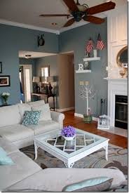 2010 Home Tour The Family Room Paint Colors For Living Room Living Room Colors Blue Living Room