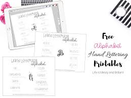 Free printable preschool worksheets tracing letters. Free Hand Lettering Practice Worksheets