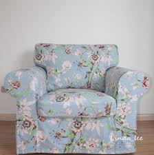 Custom Made Cover Fits Ikea Ektorp Chair Ektorp Armchair Patterned Fabric Armchair Armchair Slipcover Small Comfortable Chairs