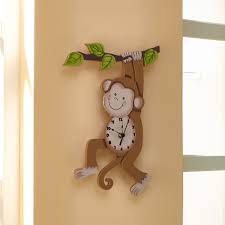 Fantasy Fields Childrens Sunny Safari Kids Wooden Bedroom Wall Clock Td 0081ar