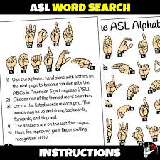 Learn the asl alphabet by demonstration in this video, or with the chart below! Free Asl Word Search Improve Your Fingerspelling Skills Able Lingo