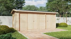 Our trained experts have spent days researching the best storage sheds:✅1. Double Garden Storage Shed Type B 15m2 44mm 5 X 3 M Summer House 24