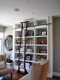 It's important to think through a story, keep a style, fill it with details. 25 Modern Home Library Designs With Ladders And Stairs