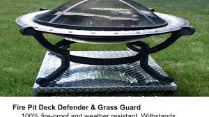 See fire pit ideas for instructions and design inspiration. Prevent Your Fire Pit From Ruining Your Grass Or Deck Youtube