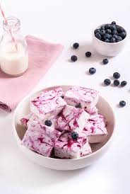 Guimauve Myrtille Blueberry Marshmallow Lilie Bakery Recette Guimauve Myrtille Friandises