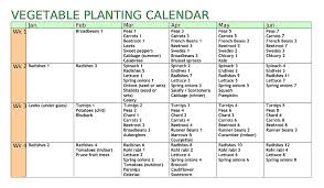 Allotment Heaven Vegetable Planting Calendar