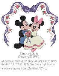 Maybe you would like to learn more about one of these? The Mickey And Minnie Wedding Counted Cross Stitch Patterns And Charts