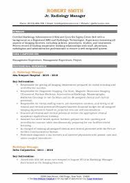 There are plenty of opportunities to land a medical doctor position but it won't just be handed to you. Radiology Manager Resume Samples Qwikresume